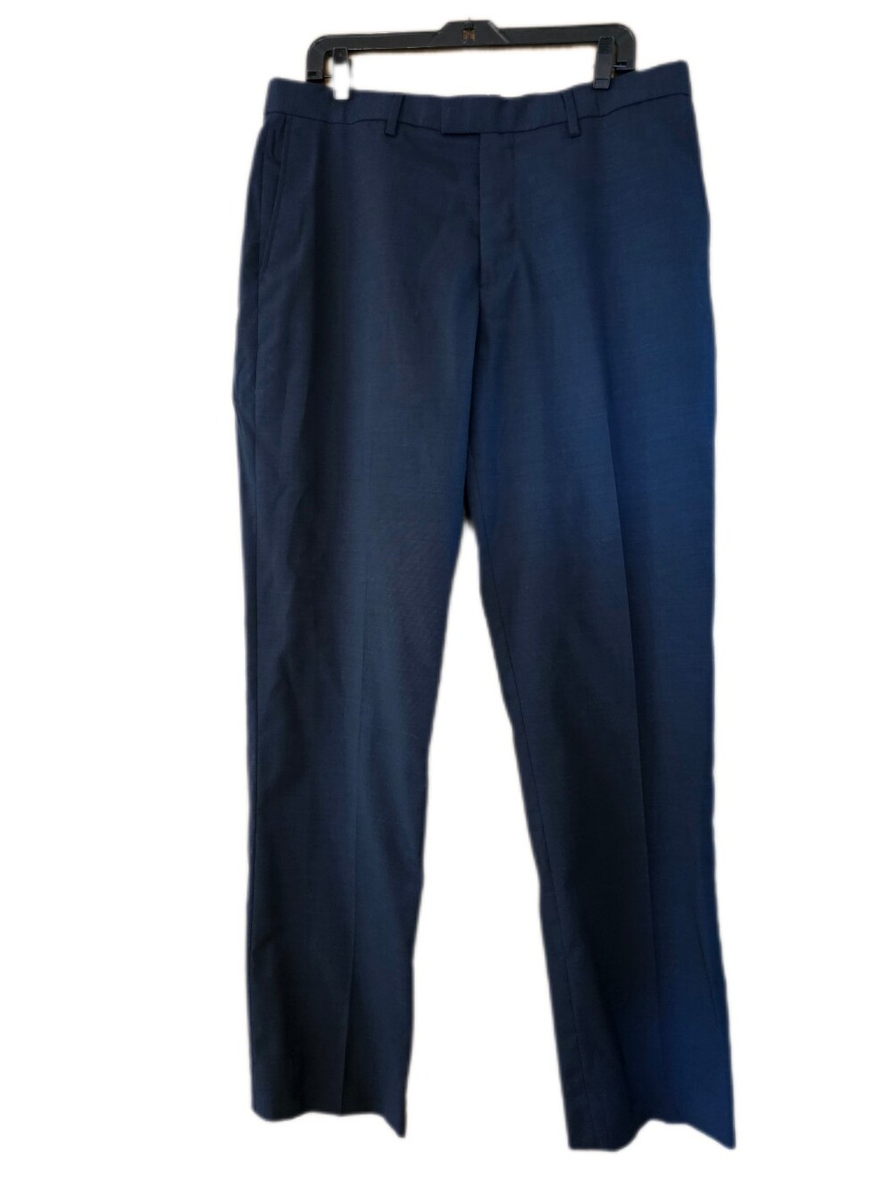 Banana Republic Slim Fit Navy Pants Marzotto Italian Wool Size 36×34